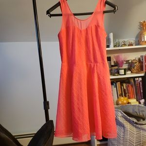 Pink sweetheart dress